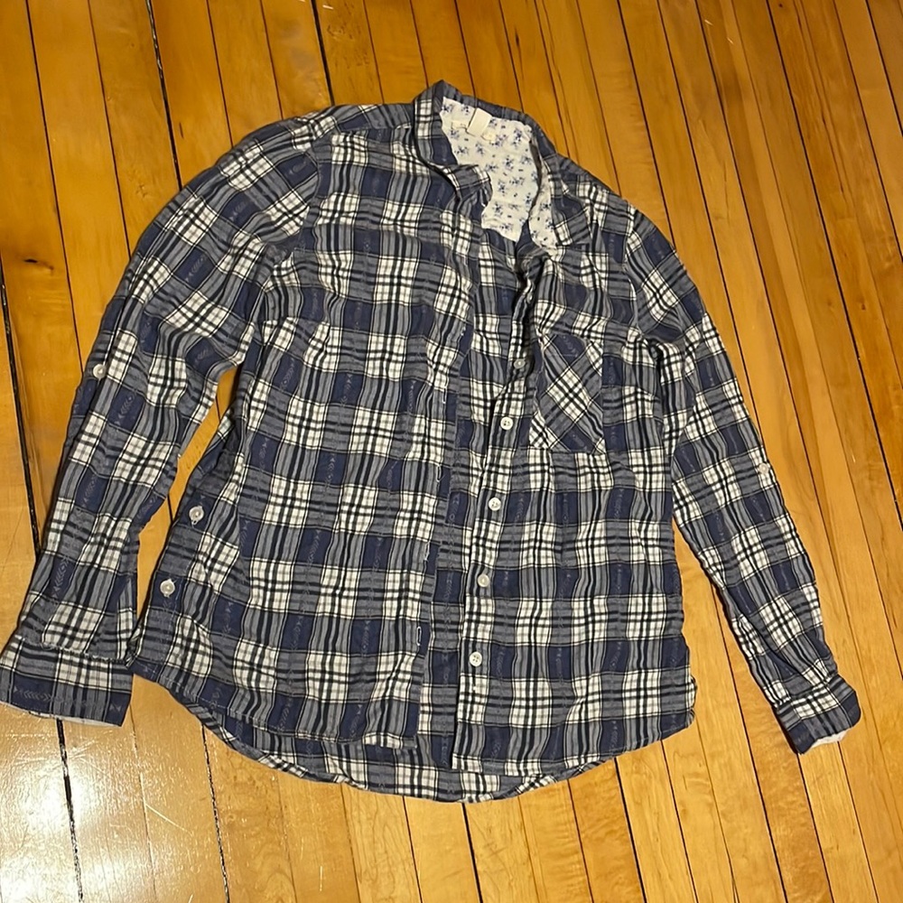 Blue flannel